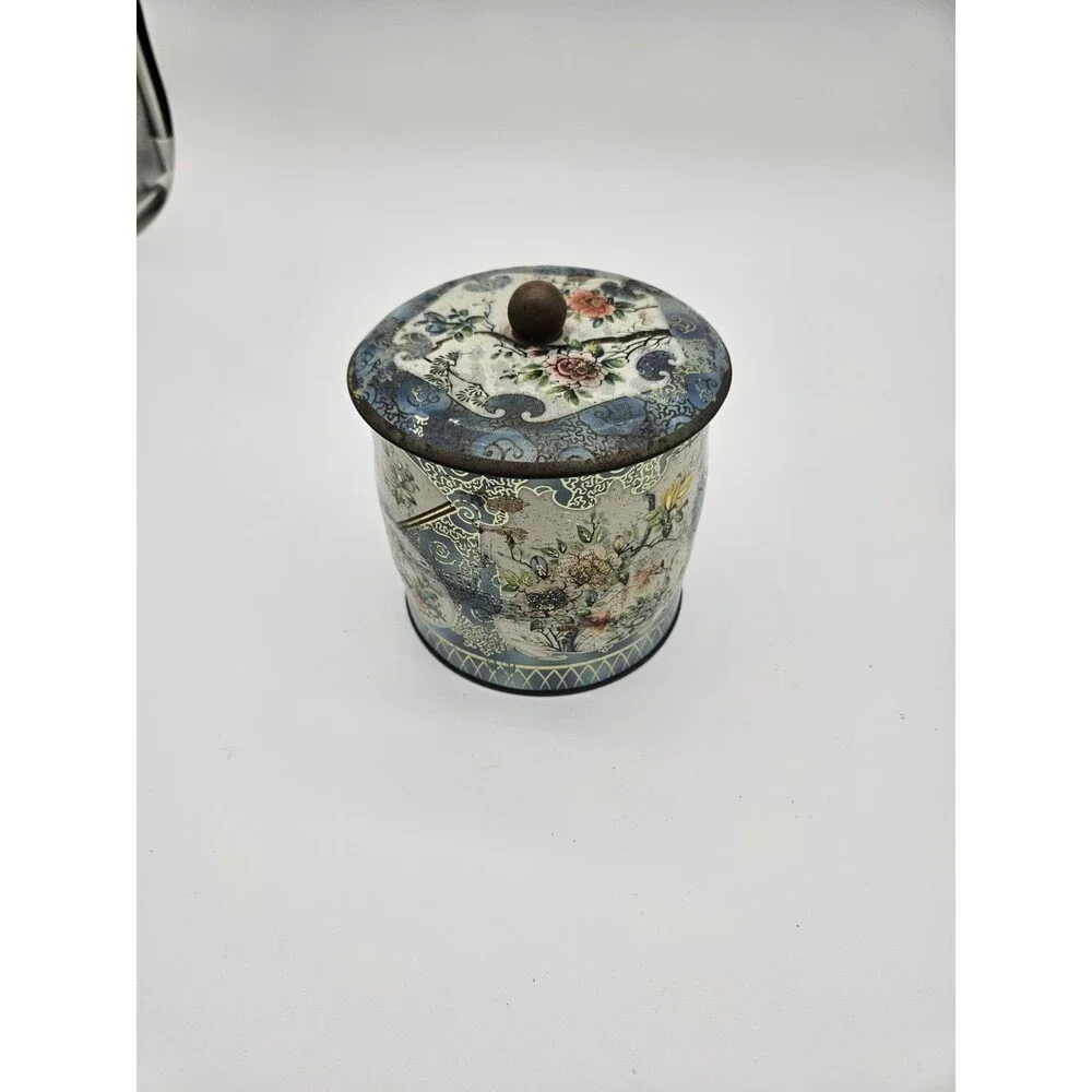 VINTAGE TIN CONTAINER: MADE IN ENGLAND